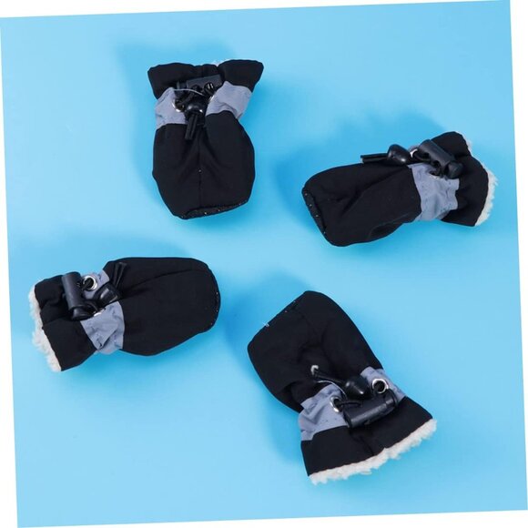 Rainboot Dogs Cat Shoes Rain Booties Winter Snow Rain Protector Warm Pet S - Picture 6 of 9